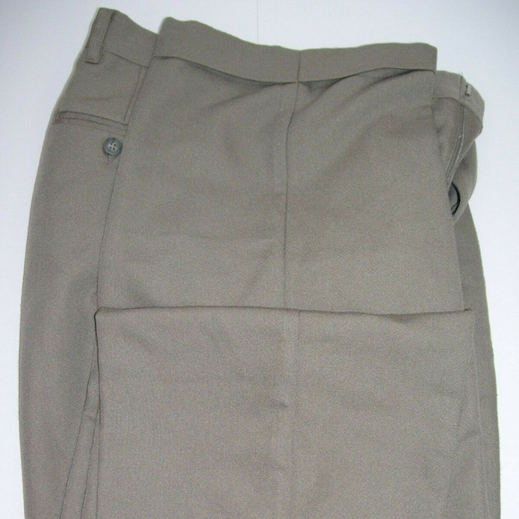 Claiborne Boys Pleated Slacks Taupe 20 Regular - Picture 4 of 8